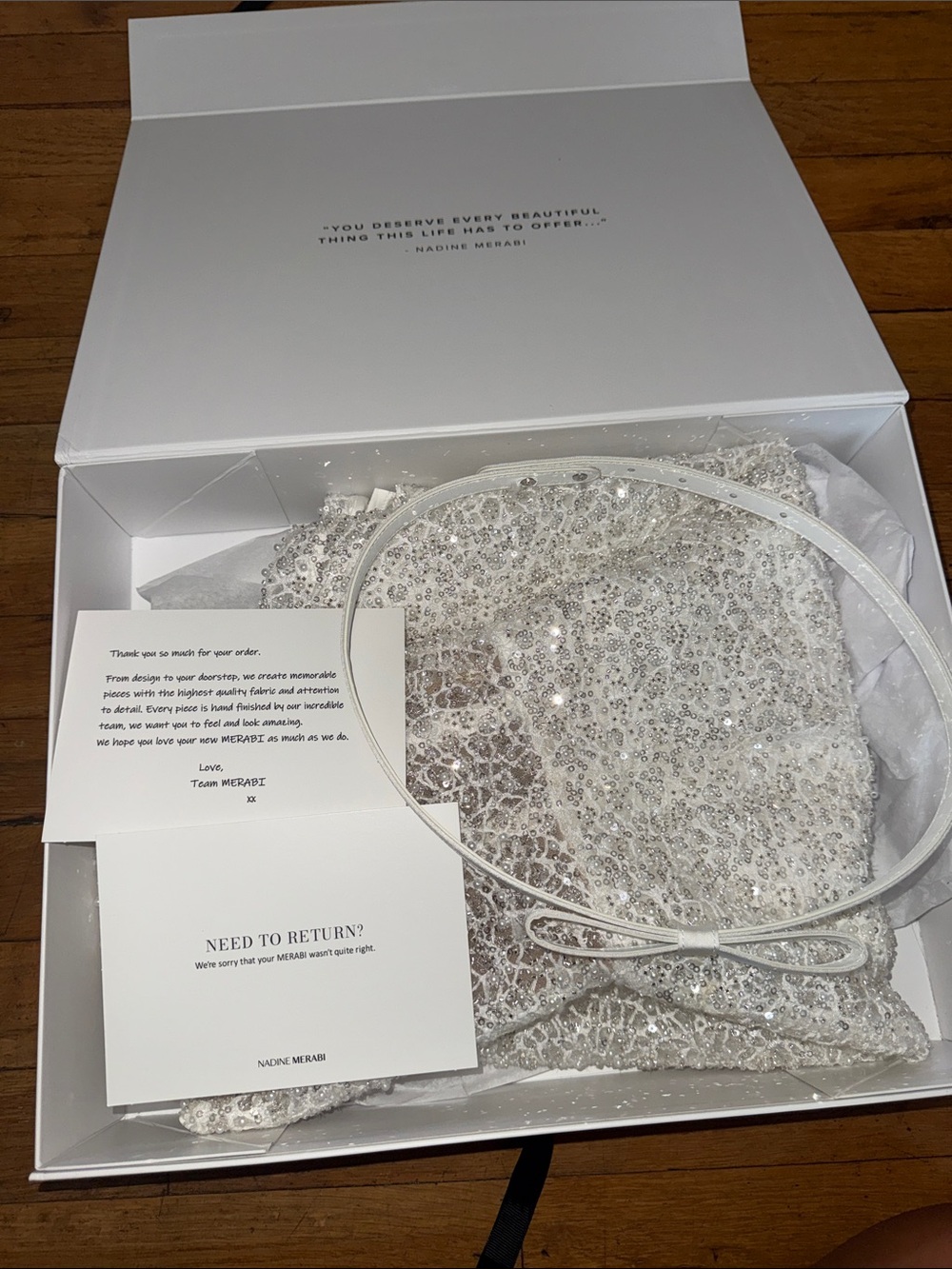 NADINE MERABI Alice white dress - Picture 5 of 9